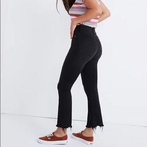 Madewell Cali Boot Black Jean